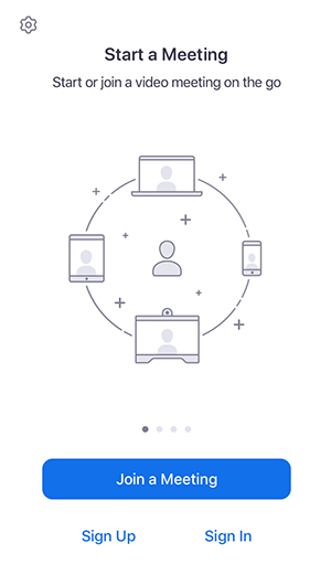 Đăng nhập Zoom trên IOS