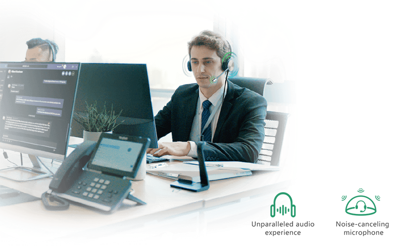 Chi tiết tai nghe văn phòng Yealink UH36