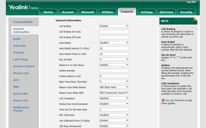 Chặn các cuộc gọi lạ trên điện thoại ip phone Yealink và Grandstream