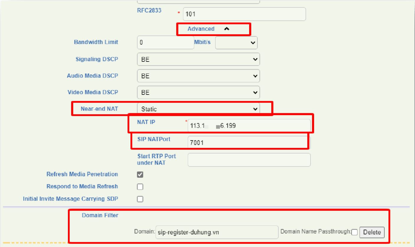 Hướng dẫn Routing Dinstar SBC1000 trong tổng đài VOIP