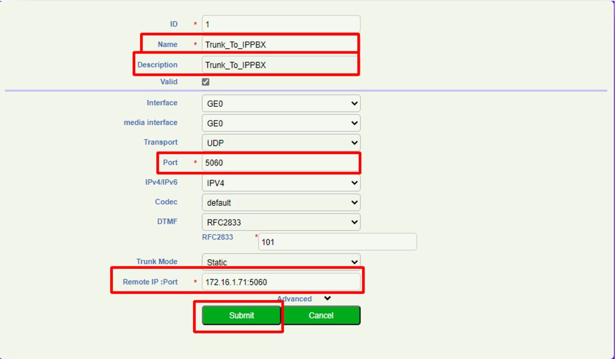 Hướng dẫn Routing Dinstar SBC1000 trong tổng đài VOIP
