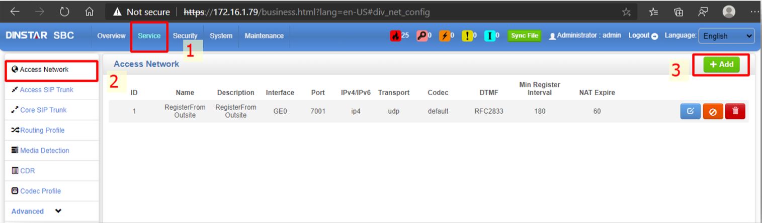 Hướng dẫn Routing Dinstar SBC1000 trong tổng đài VOIP
