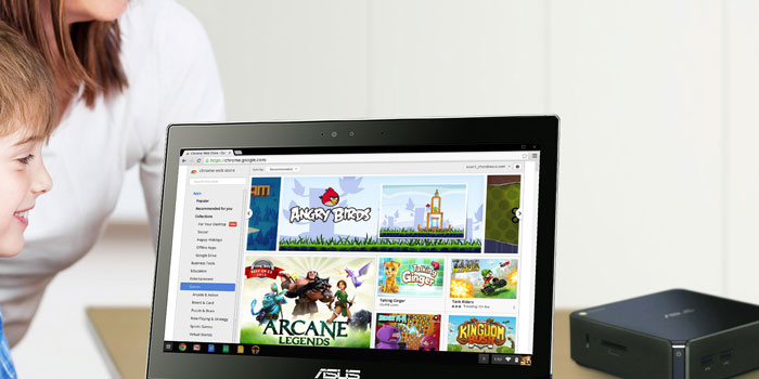 Máy tính Asus mini Chrome OS