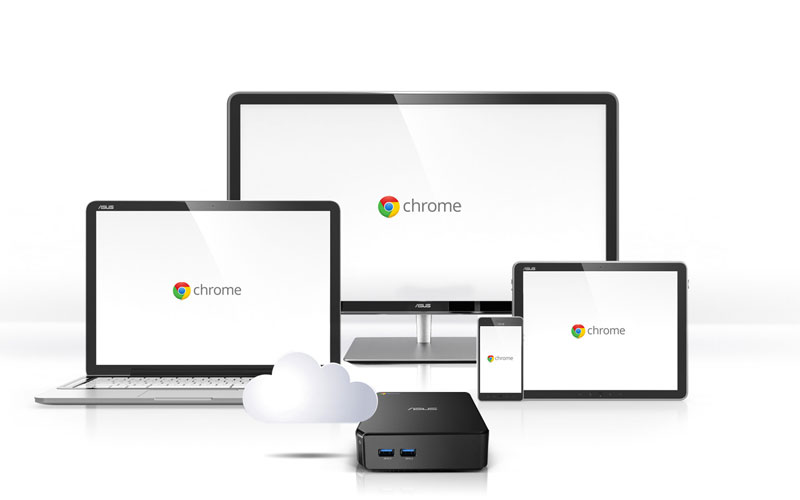 Nâng cao hiệu quả công việc với bộ máy tính Asus mini Chrome OS