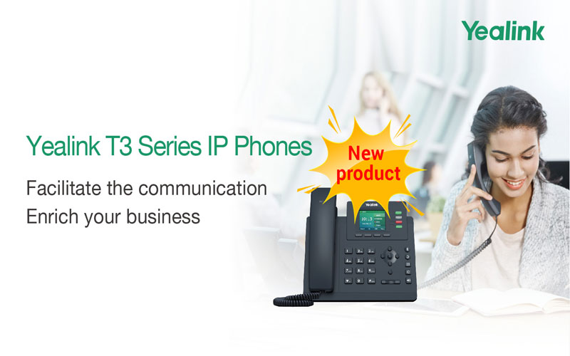 Yealink ra mắt dòng sản phẩm mới T3 Series IP phone