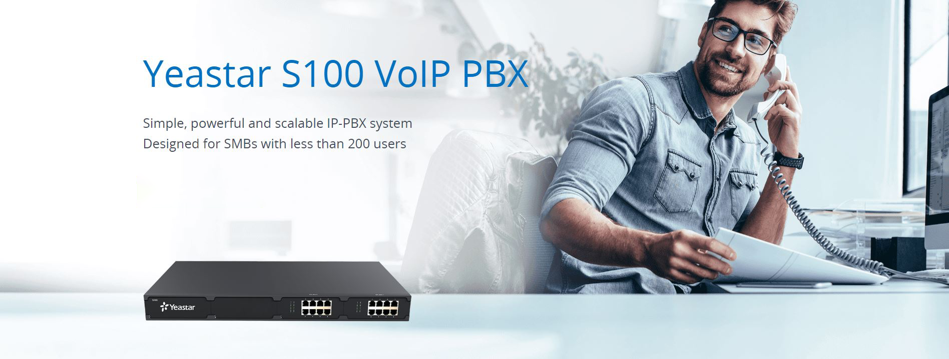 Tổng đài voip Yeastar S100