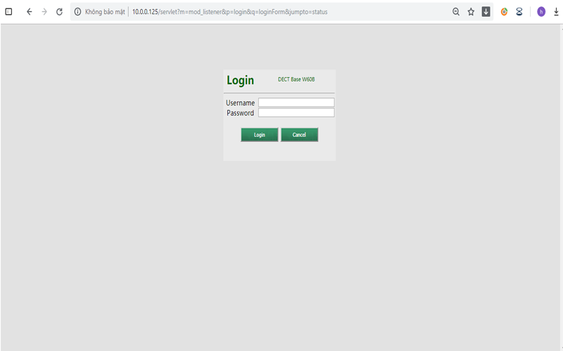 Hướng dẫn cấu hình điện thoại VOIP Dect W53P và W53H