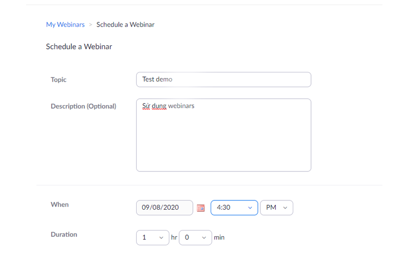 Hướng dẫn sử dụng cơ bản Zoom Webinar
