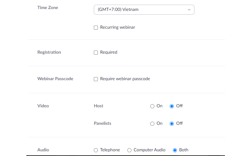 Hướng dẫn sử dụng cơ bản Zoom Webinar