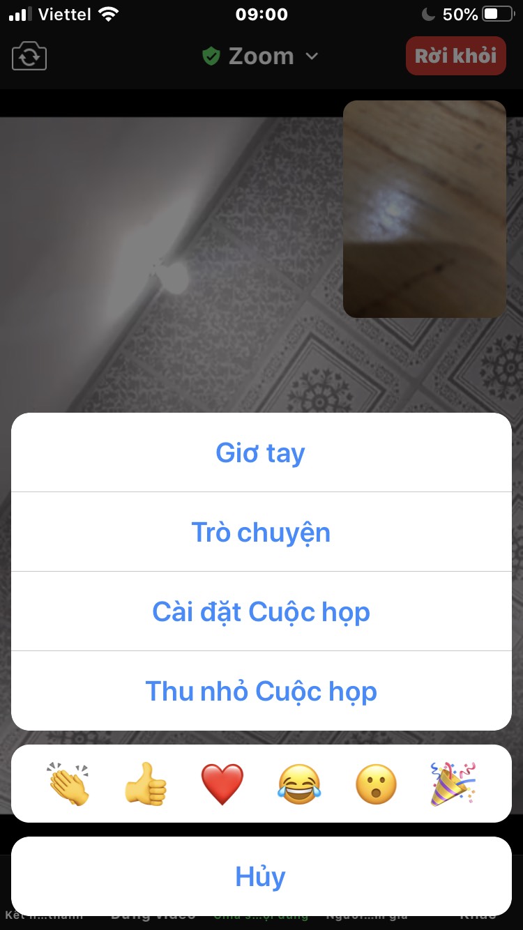 Cách sử dụng zoom trên điện thoại cho học sinh