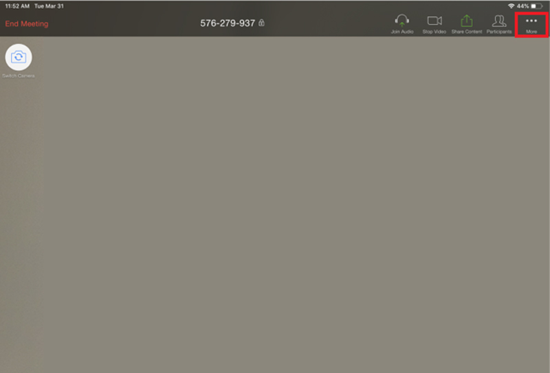 cách khóa lớp học trên zoom trên iPad