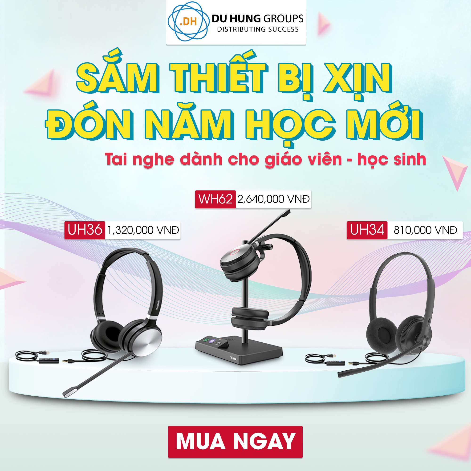 Tai nghe học tập dành cho học sinh giáo viên