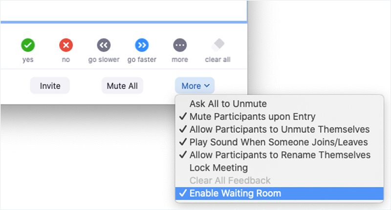 Cách bật và tắt chế độ phòng chờ trong Zoom