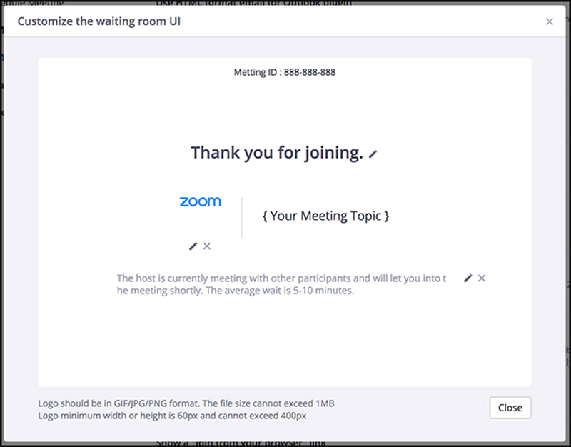 cách tạo phòng chờ trong Zoom cho lớp học trực tuyến