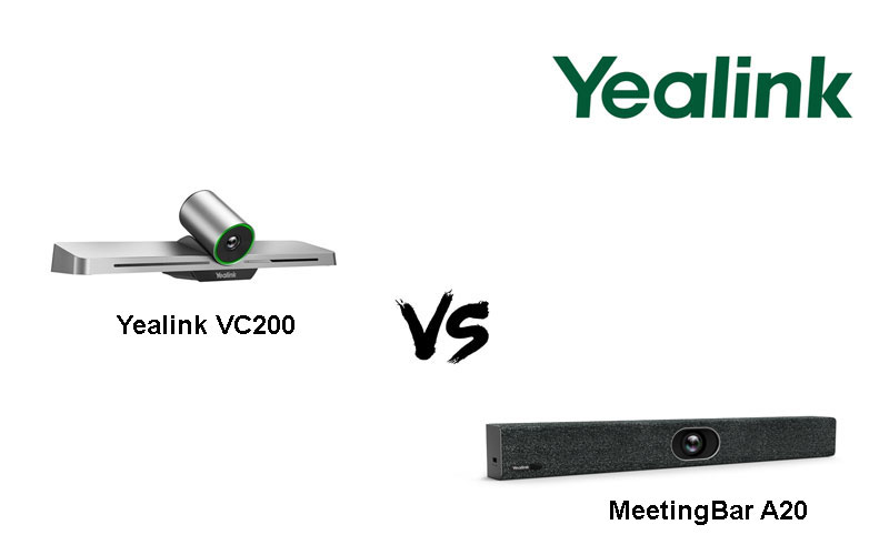 So sánh thiết bị hội nghị Yealink VC210 với Yealink A20