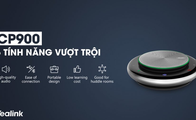5 tính năng vượt trội của loa hội nghị Yealink CP900