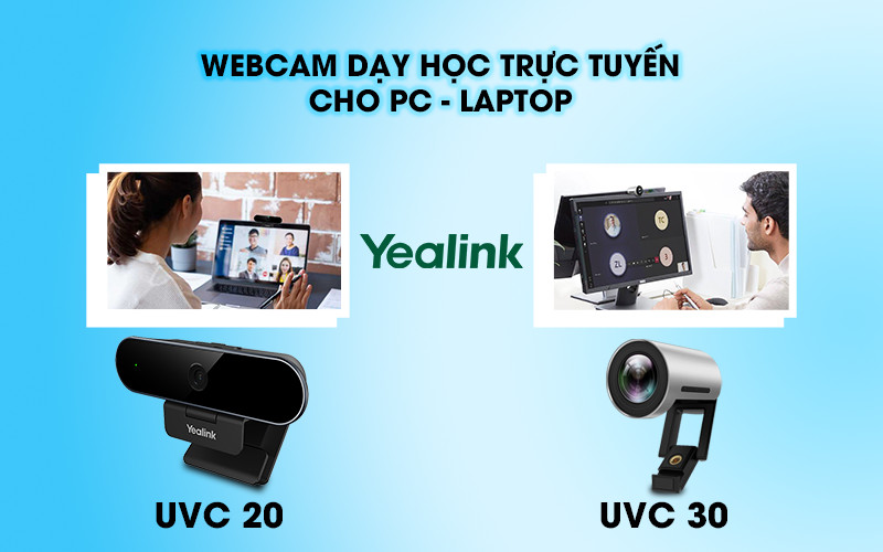 Webcam dạy học trực tuyến cho máy tính, laptop, PC