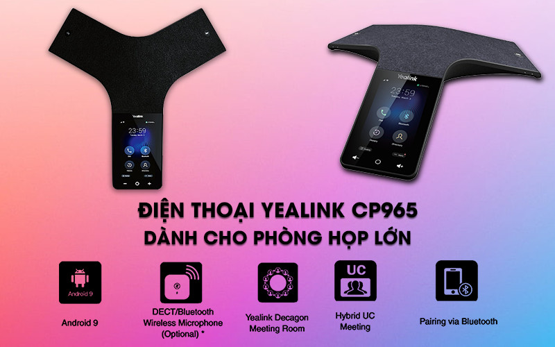 Điện thoại hội nghị cao cấp Yealink CP965 dành cho các phòng họp lớn