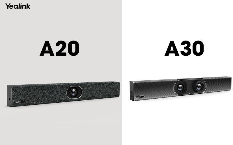 So sánh thiết bị hội nghị Yealink MeetingBar A30 và MeetingBar A20