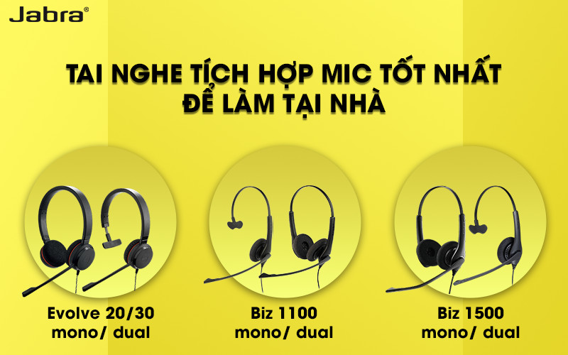 Tai nghe tích hợp mic tốt nhất để làm việc tại nhà