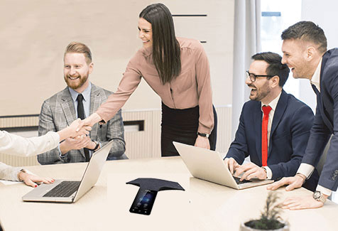 Giải pháp họp trực tuyến qua điện thoại hội nghị Yealink CP965