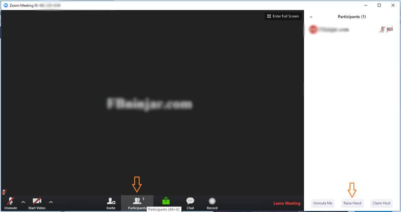 Hướng dẫn cách sử dụng tính năng giơ tay (raise hand)