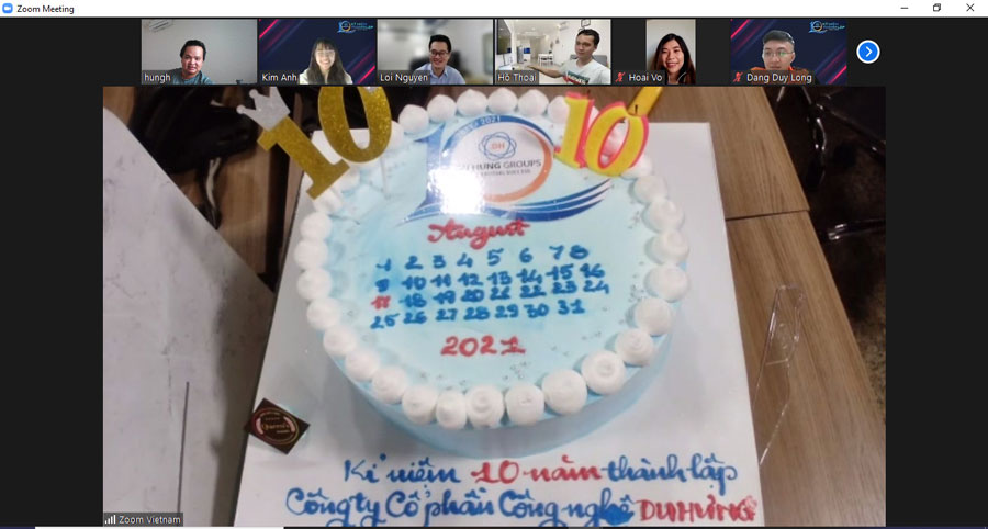 kỉ niệm 10 năm thành lập công ty cổ phần công nghệ Du Hưng