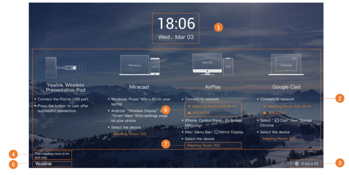 Hướng dẫn sử dụng thiết bị trình chiếu Yealink Roomcast
