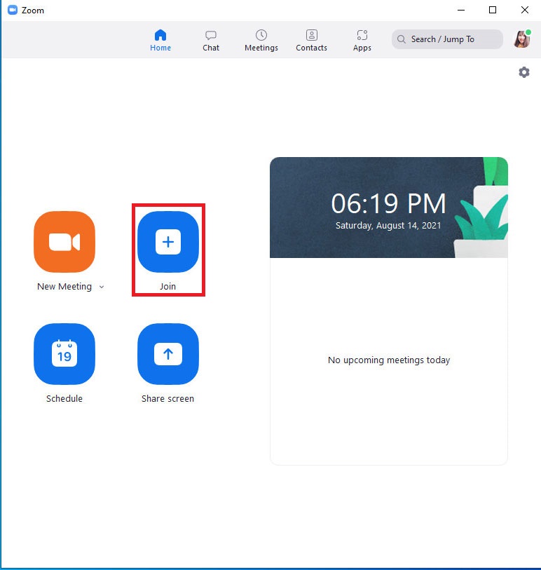 Tham gia vào phòng họp zoom theo ID và Pass giáo viên gửi