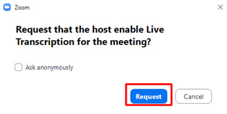 hướng dẫn sử dụng tính năng live transcrip trên zoom