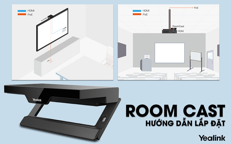 Hướng dẫn cách lắp đặt sử dụng Yealink Roomcast