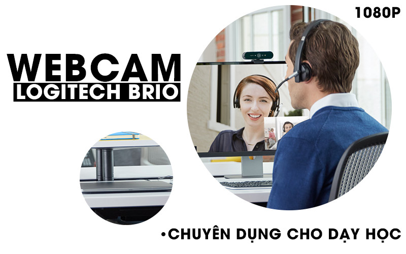 Webcam USB full hd 1080p chuyên dụng để dạy học online
