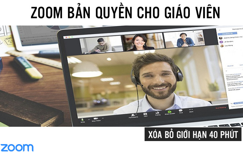 Mua zoom bản quyền phục vụ giảng dạy cho giáo viên