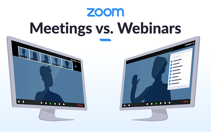So sánh Zoom webinar và Zoom Meeting