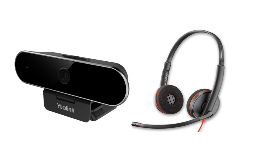 Webcam Yealink UVC20 + Tai nghe C3220
