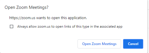 Tham gia vào phòng họp zoom theo link