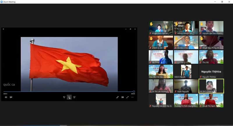 Hướng dẫn chi tiết khai giảng online 2021 bằng Zoom