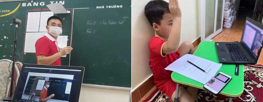 Thiết bị dạy học trực tuyến tại nhà cho giáo viên