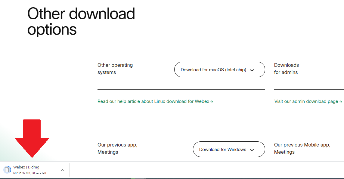 Cách tải ứng dụng cisco webex meetings trên máy tính