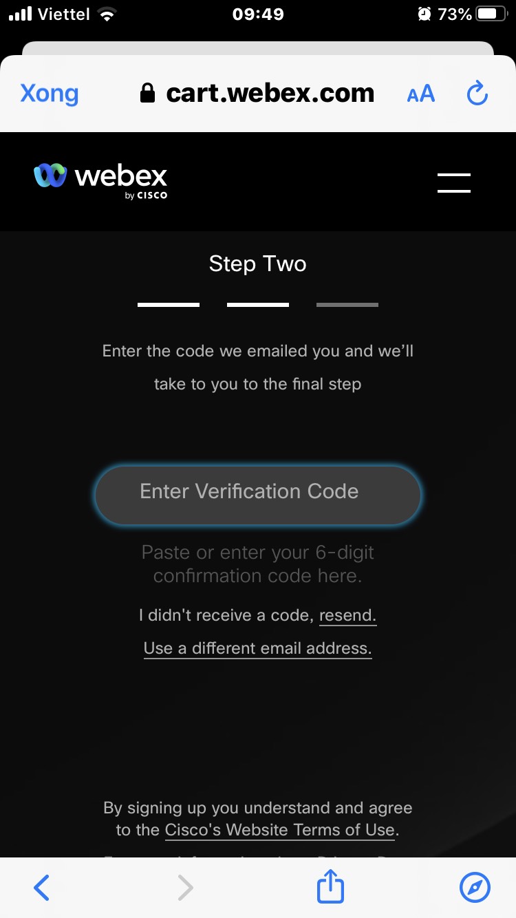 Cách đăng kí tài khoản và đăng nhập sử dụng webex Meetings