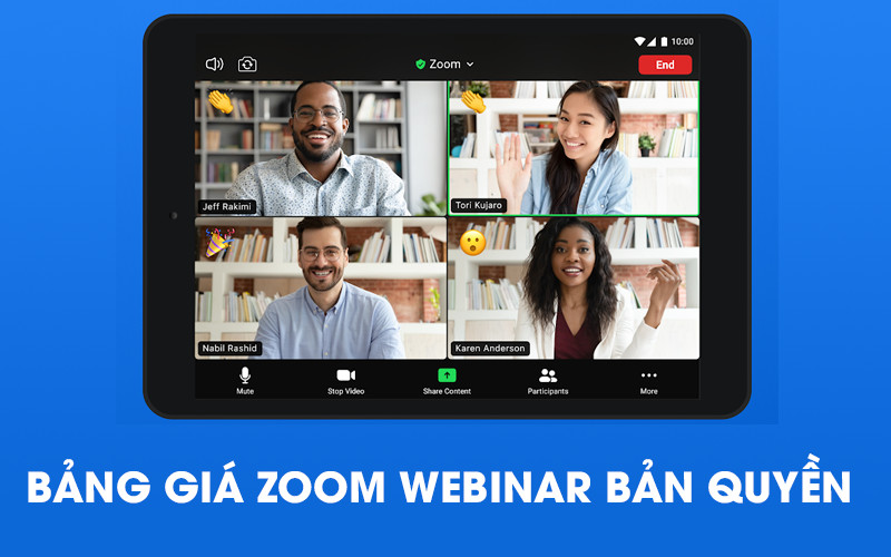 Bảng giá Zoom – Mua Zoom Webinar bản quyền