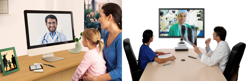 thiết bị họp trực tuyến cho y tế