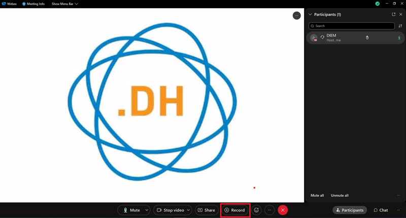 Hướng dẫn cách ghi lại cuộc họp trên Webex Meeting(tính năng record)