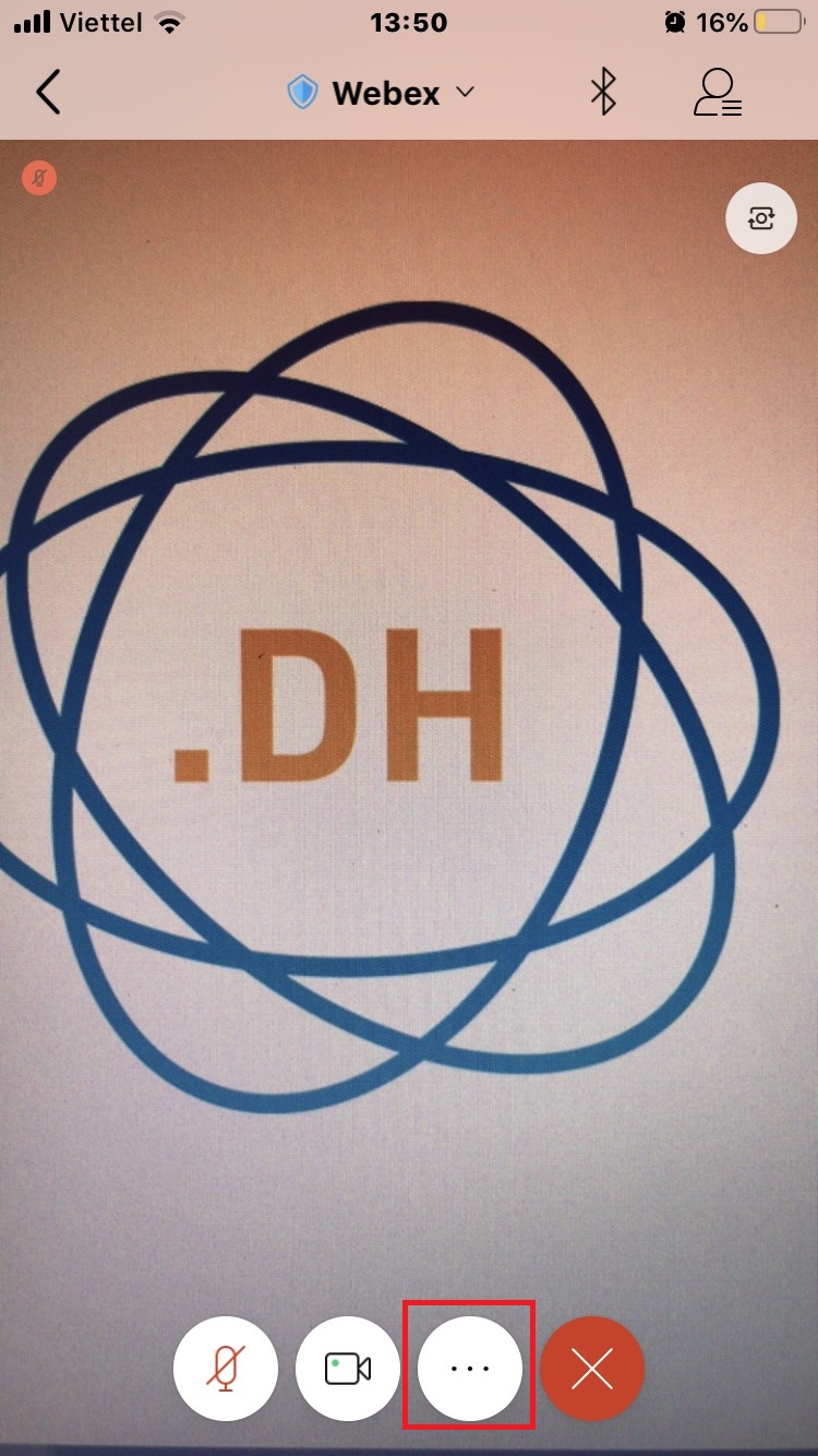 Hướng dẫn cách sử dụng Webex Meeting trên điện thoại