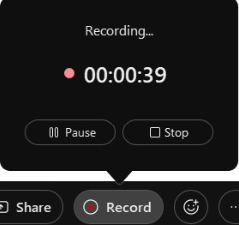 Hướng dẫn cách ghi lại cuộc họp trên Webex Meeting(tính năng record)