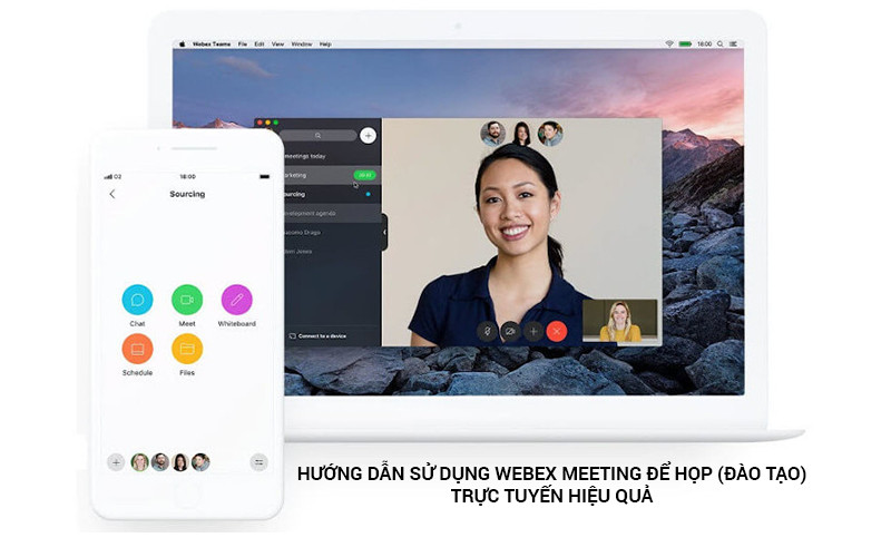 hướng dẫn sử dụng webex meeting để họp (đào tạo) trực tuyến hiệu quả