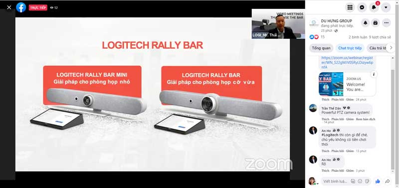 [WEBINAR] LOGITECH RALLY BAR - HỘI NGHỊ TRUYỀN HÌNH ĐA NỀN TẢNG