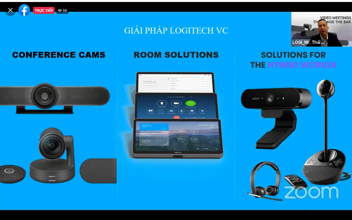 [WEBINAR] LOGITECH RALLY BAR - HỘI NGHỊ TRUYỀN HÌNH ĐA NỀN TẢNG