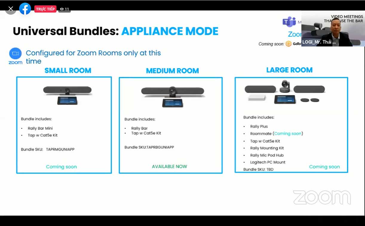 [WEBINAR] LOGITECH RALLY BAR - HỘI NGHỊ TRUYỀN HÌNH ĐA NỀN TẢNG