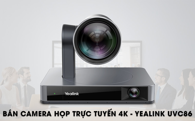Bán camera họp trực tuyến 4K Yealink UVC86 giá rẻ, chất lượng tốt nhất
